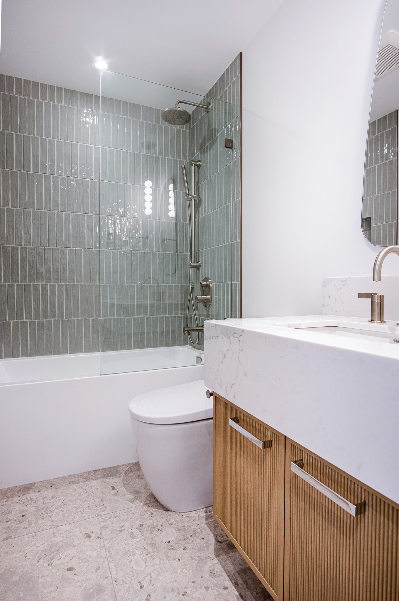 Green bathroom